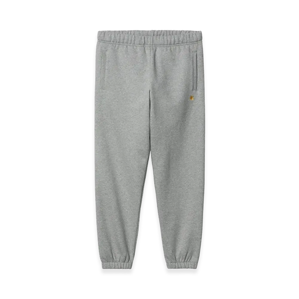 Carhartt WIP Chase Sweat Pant "Grey Heather/Gold"