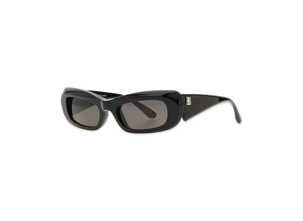 BALENCIAGA Women's Diva Rectangle Suglasses "Black"