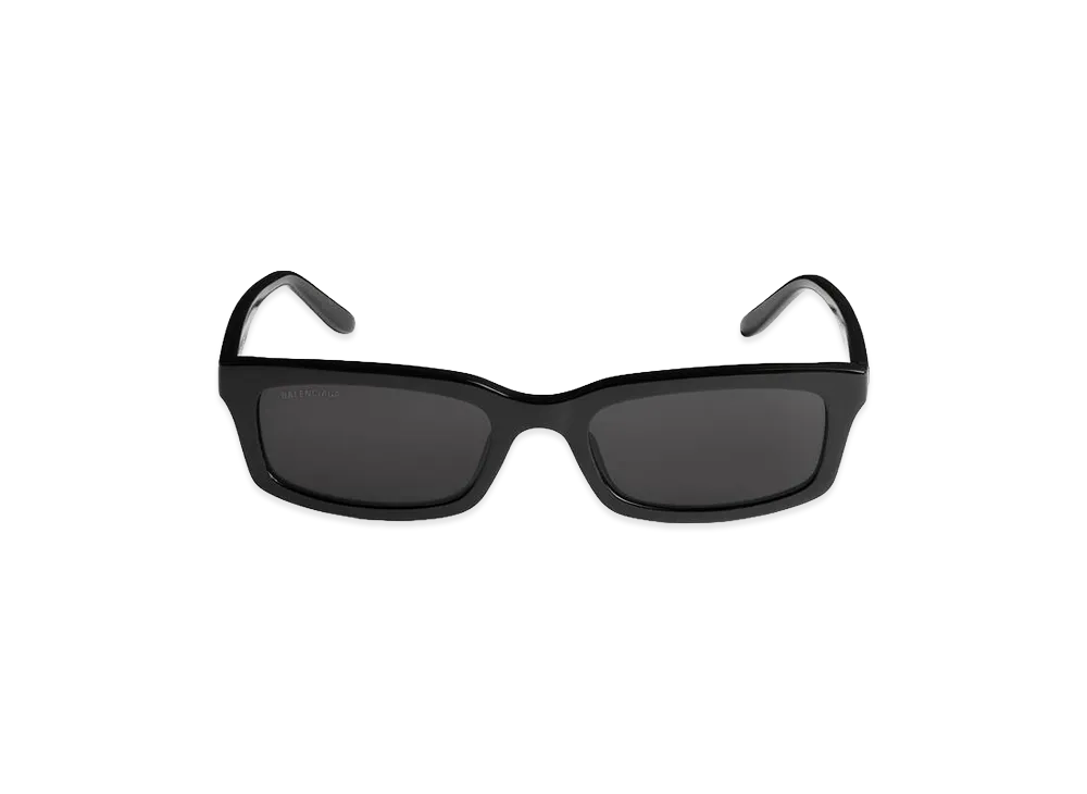 BALENCIAGA Daily Rectangle Sunglasses "Black"