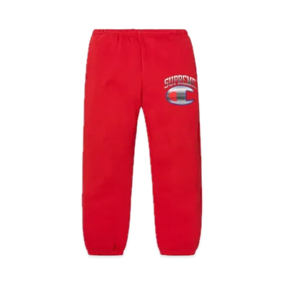 Supreme x Champion Chrome Sweatpant "Red"