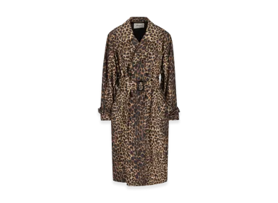 Saint Laurent Women's Coats Leopard Print "Leopard"