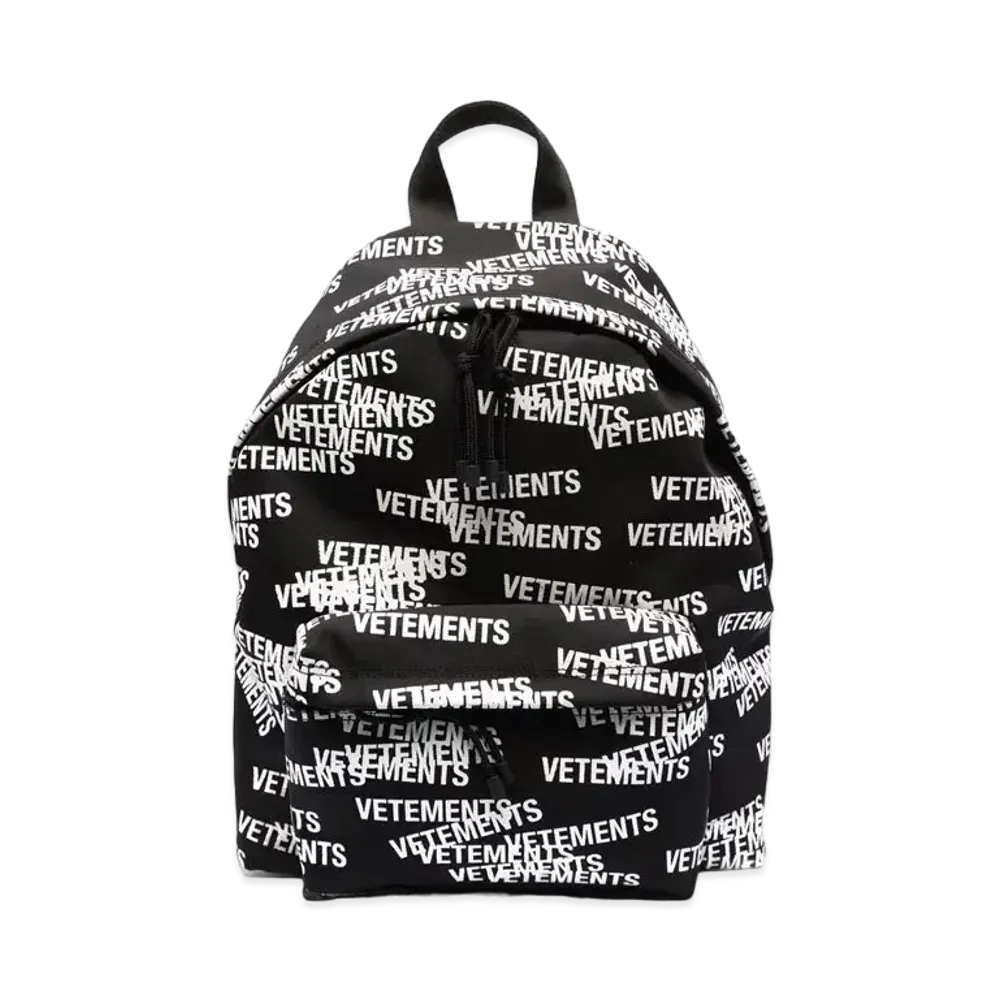 VETEMENTS Logo Backpack "Black"