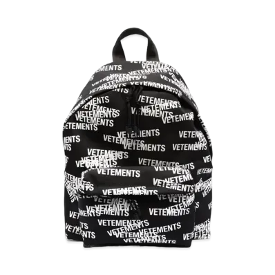 VETEMENTS Logo Backpack "Black"