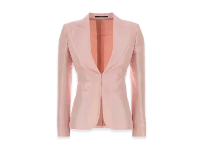 GUCCI Women's Faille Blazer "Pink"