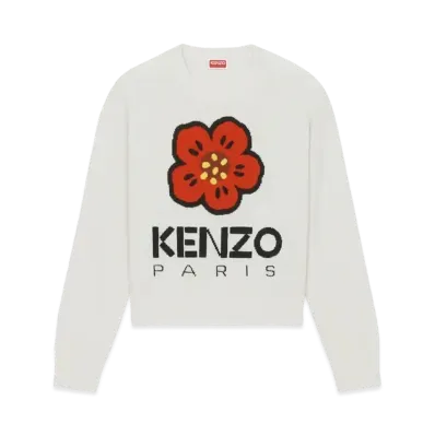 KENZO 'BOKE FLOWER' Jumper "Off White"
