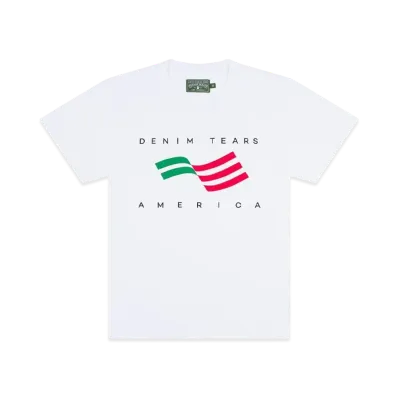 DENIM TEARS America Sportswear Tee "White"