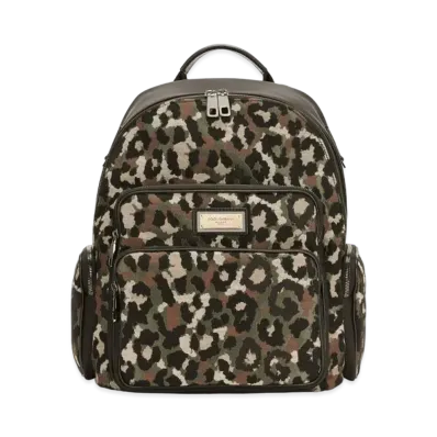 Dolce&Gabbana Backpack Camouflage Jacquard "Multicolor"