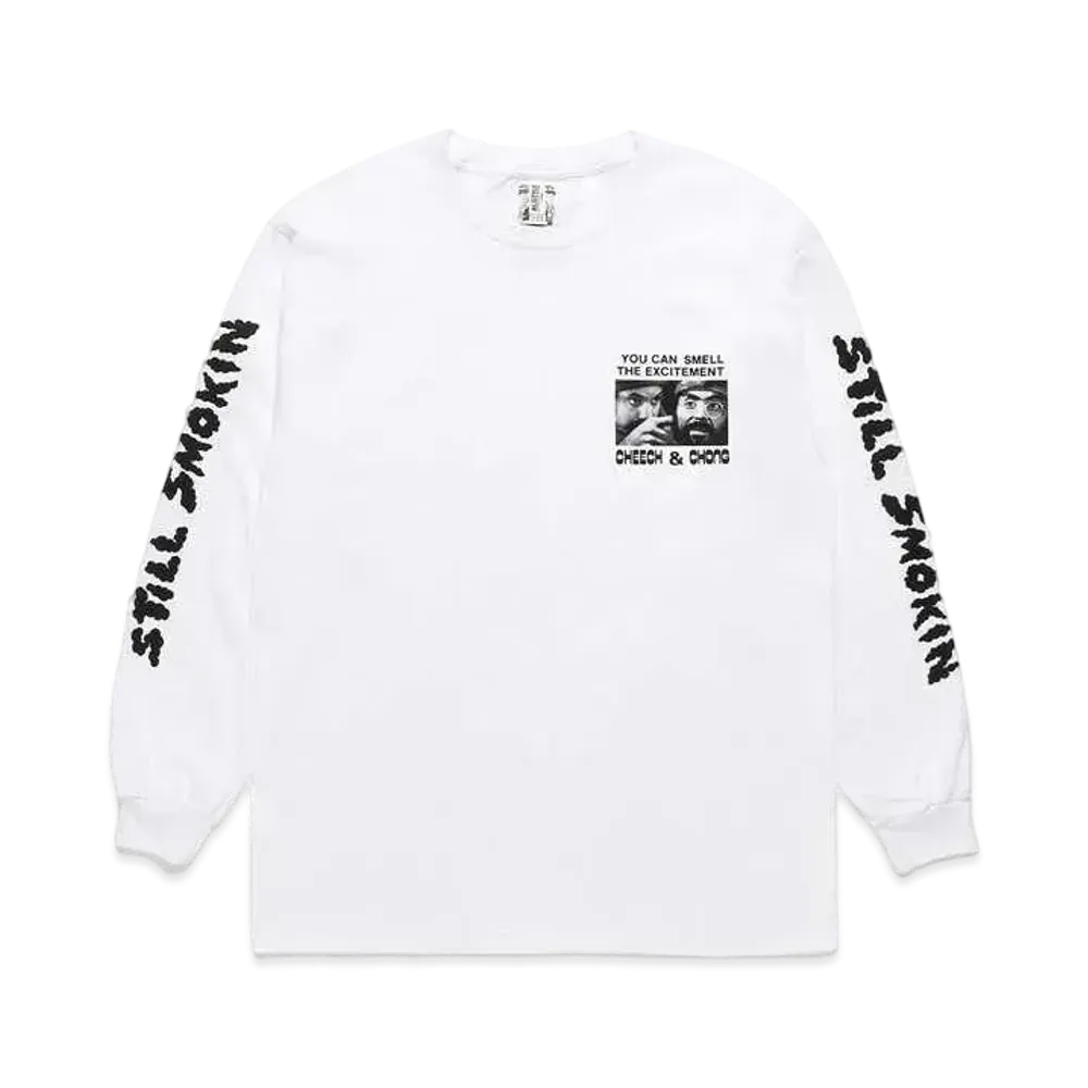 WACKO MARIA STILL SMOKIN' / LONG SLEEVE T-SHIRT #2 "White"