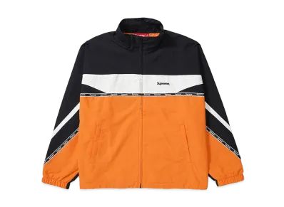 Supreme Logo Taping Track Jacket "Orange"