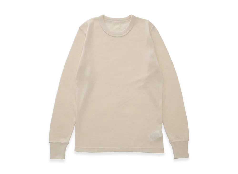 visvim Thermal Crew L/S (Superfine) "Ivory"