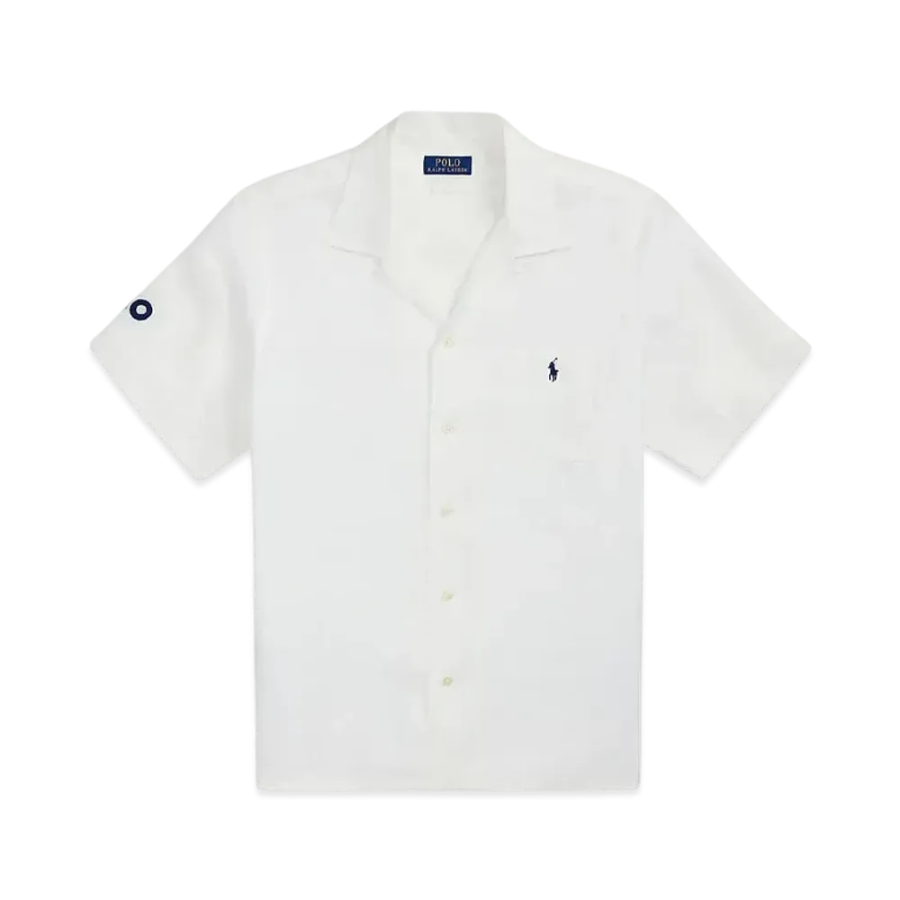 Polo Ralph Lauren x Australian Open Linen Blend Camp Shirt "White"