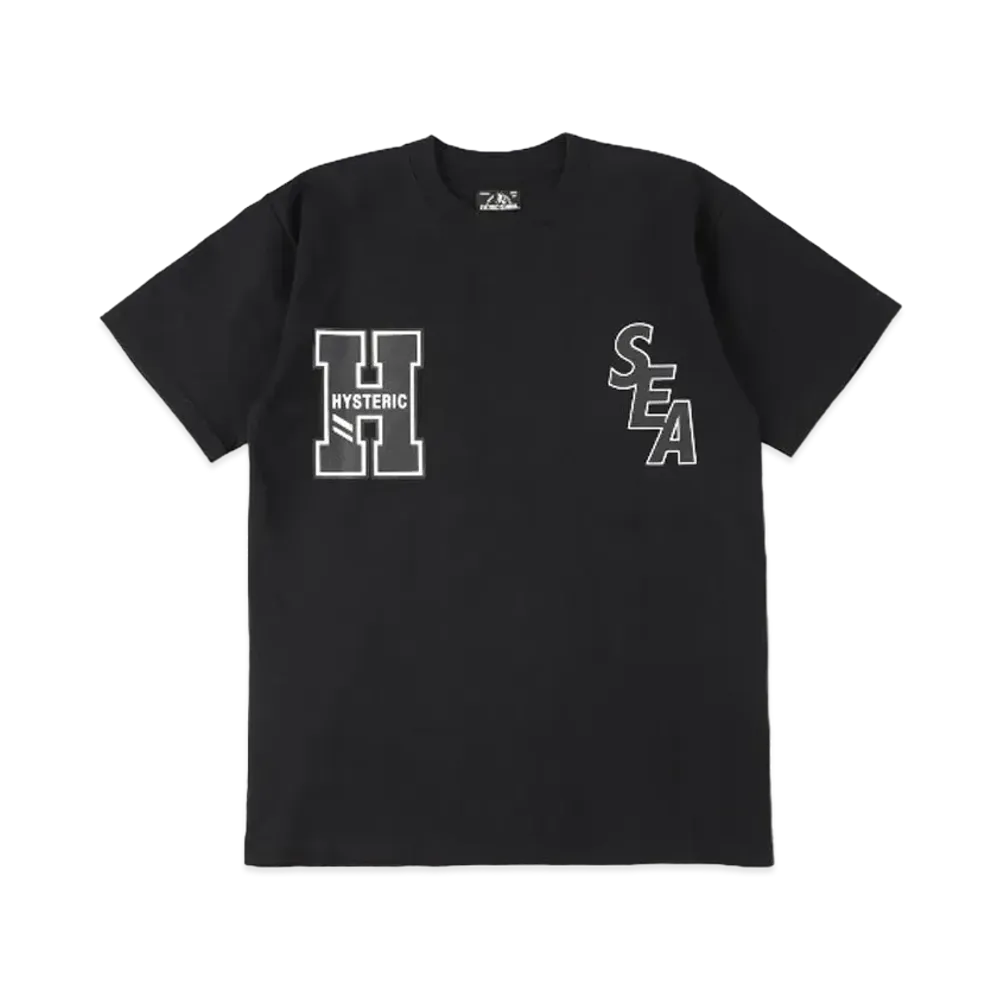 WIND AND SEA x HYSTERIC GLAMOUR T-shirt "Black"