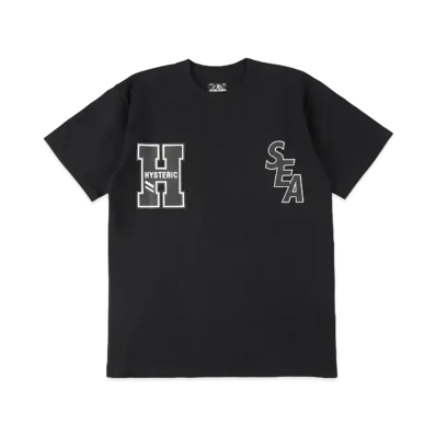 WIND AND SEA x HYSTERIC GLAMOUR T-shirt "Black"