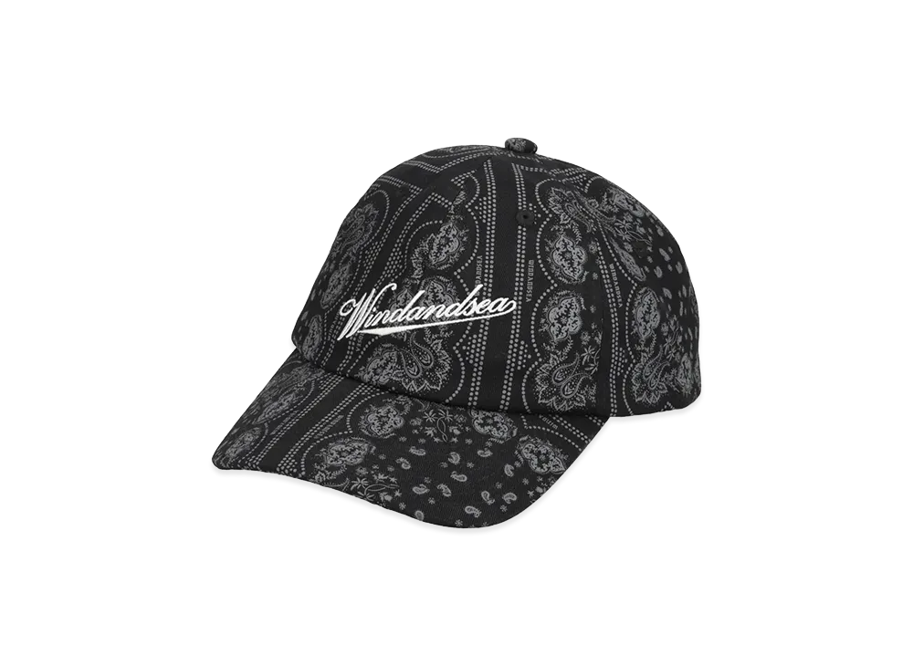 WIND AND SEA Black Bandana Cap "Black"
