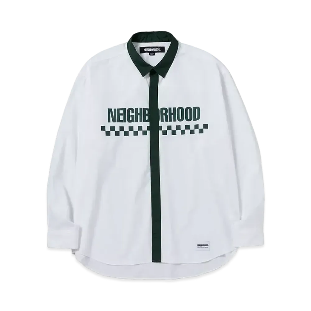 NEIGHBORHOOD 24SS TIE Shirt LS "Green"