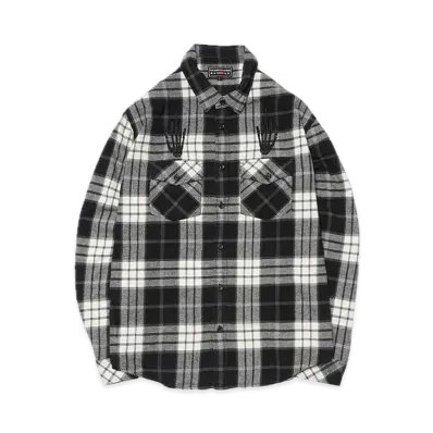 Supreme x HYSTERIC GLAMOUR Plaid Flannel Shirt "Black"