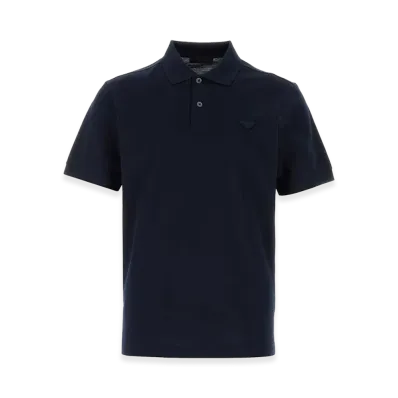 PRADA Piquet Polo Shirt "Midnight Blue"