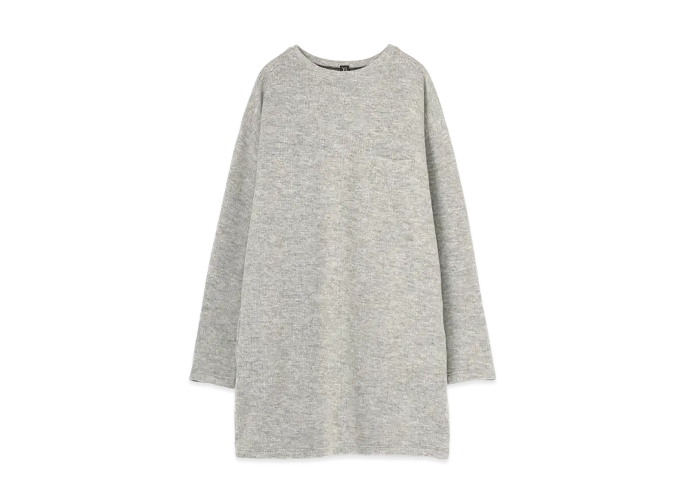 Yohji Yamamoto Y's DOUBLE FACE LONG PULLOVER "Gray"