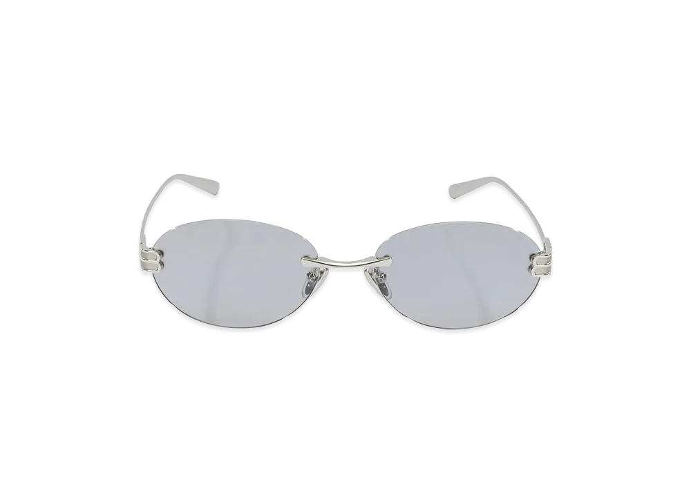 BALENCIAGA Women's "Af Gossip" Sunglasses "Silver"