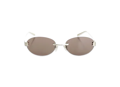 BALENCIAGA Women's AF Gossip Sunglasses "Silver"