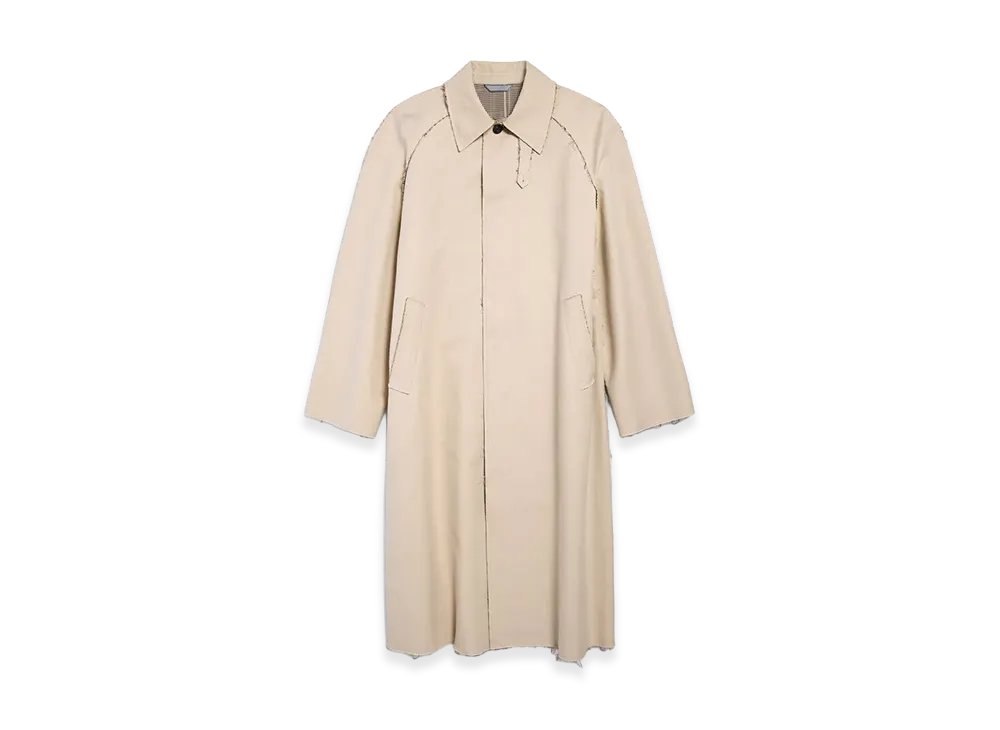 BALENCIAGA Raw Edge Car Coat "Beige"