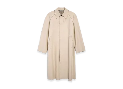 BALENCIAGA Raw Edge Car Coat "Beige"