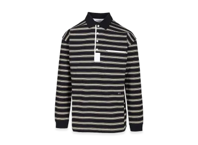Bottega Veneta Embroidered Piquet Oversize Polo Shirt "Azure"