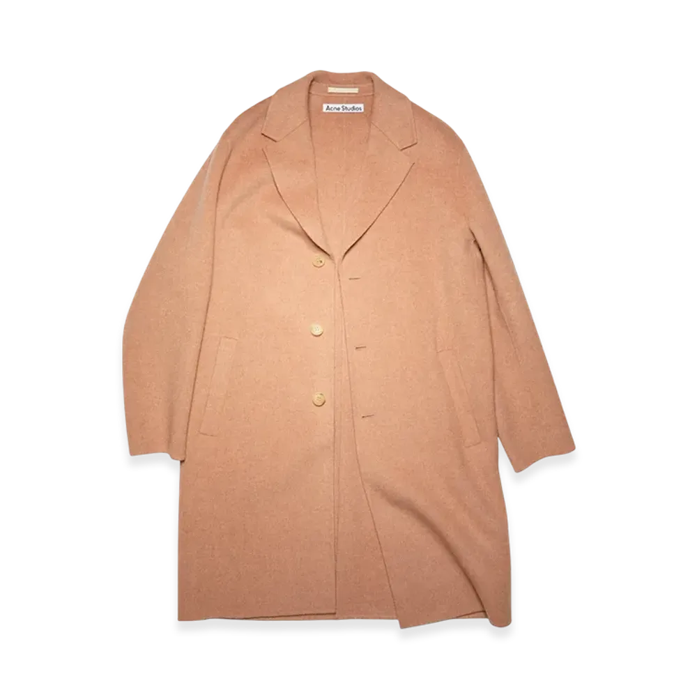 Acne Studios Dali Double Face Coat "Camel Melange"