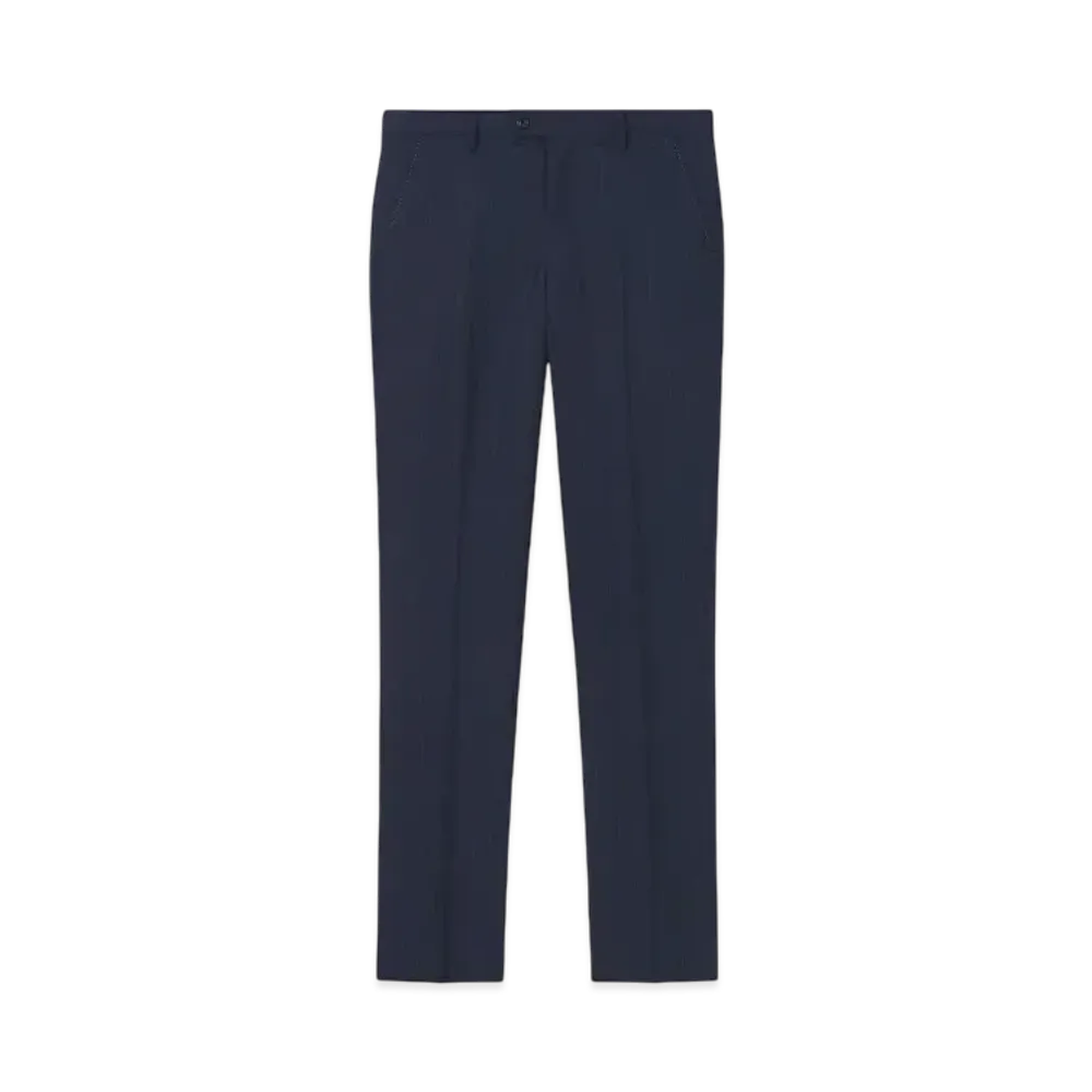 Paul Smith Sharkskin Herringbone Single 2B Suit "DarkBlue"