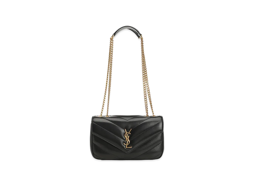 Saint Laurent Women's Loulou Small Bag In Matelasse Lambskin "Black"