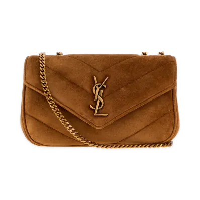 Saint Laurent Women's Loulou Mini Chain Bag "Caramel Cognac"