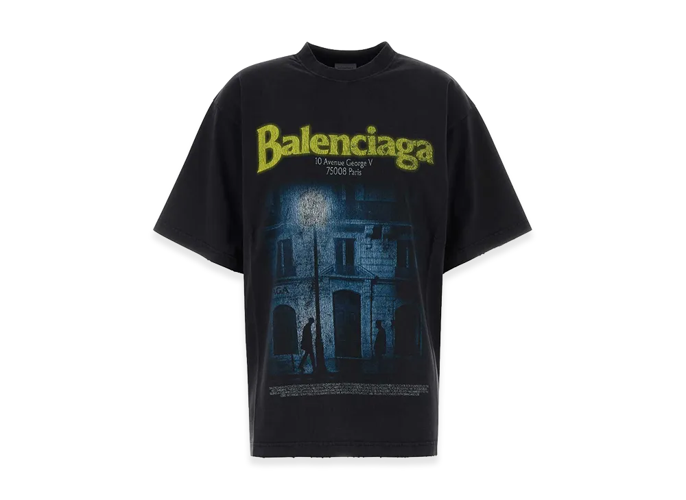 BALENCIAGA Women's Oversized T-Shirt "Black"