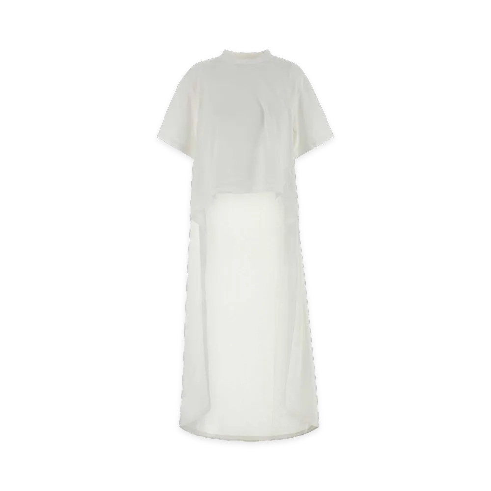 BALENCIAGA Women's Cotton Blend T-Shirt "White"