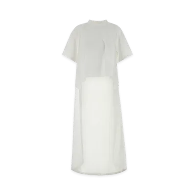 BALENCIAGA Women's Cotton Blend T-Shirt "White"
