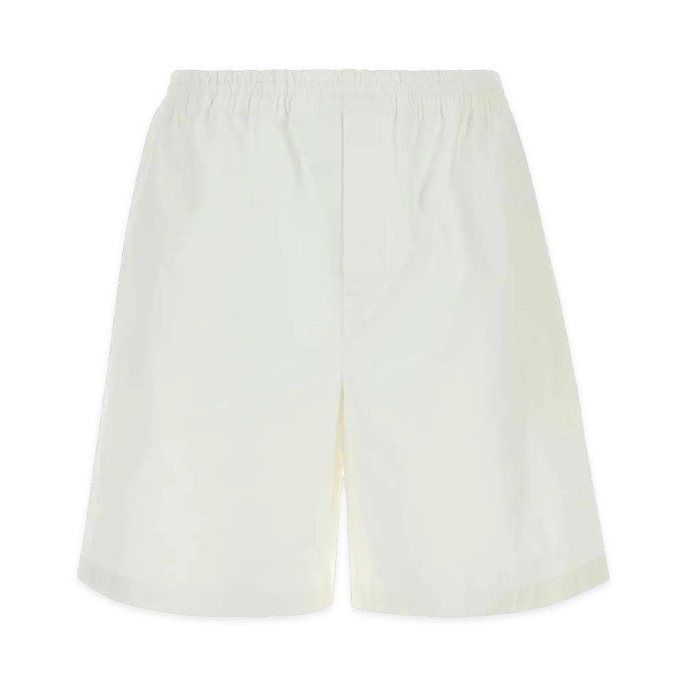GUCCI Cotton Bermuda Shorts "White"