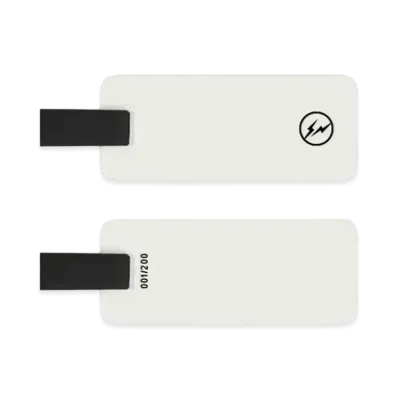 FRAGMENT CUSTOM DOUBLE SIDED Luggage Tag "Light Grey"
