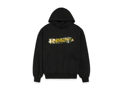 BALENCIAGA Messy Spray Hoodie Medium Fit "Black"