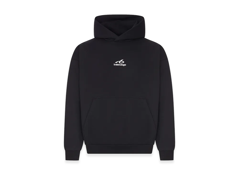 BALENCIAGA Bodies Sweatshirt in Black Dry Fleece "Black"