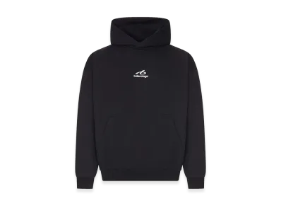 BALENCIAGA Bodies Sweatshirt in Black Dry Fleece "Black"