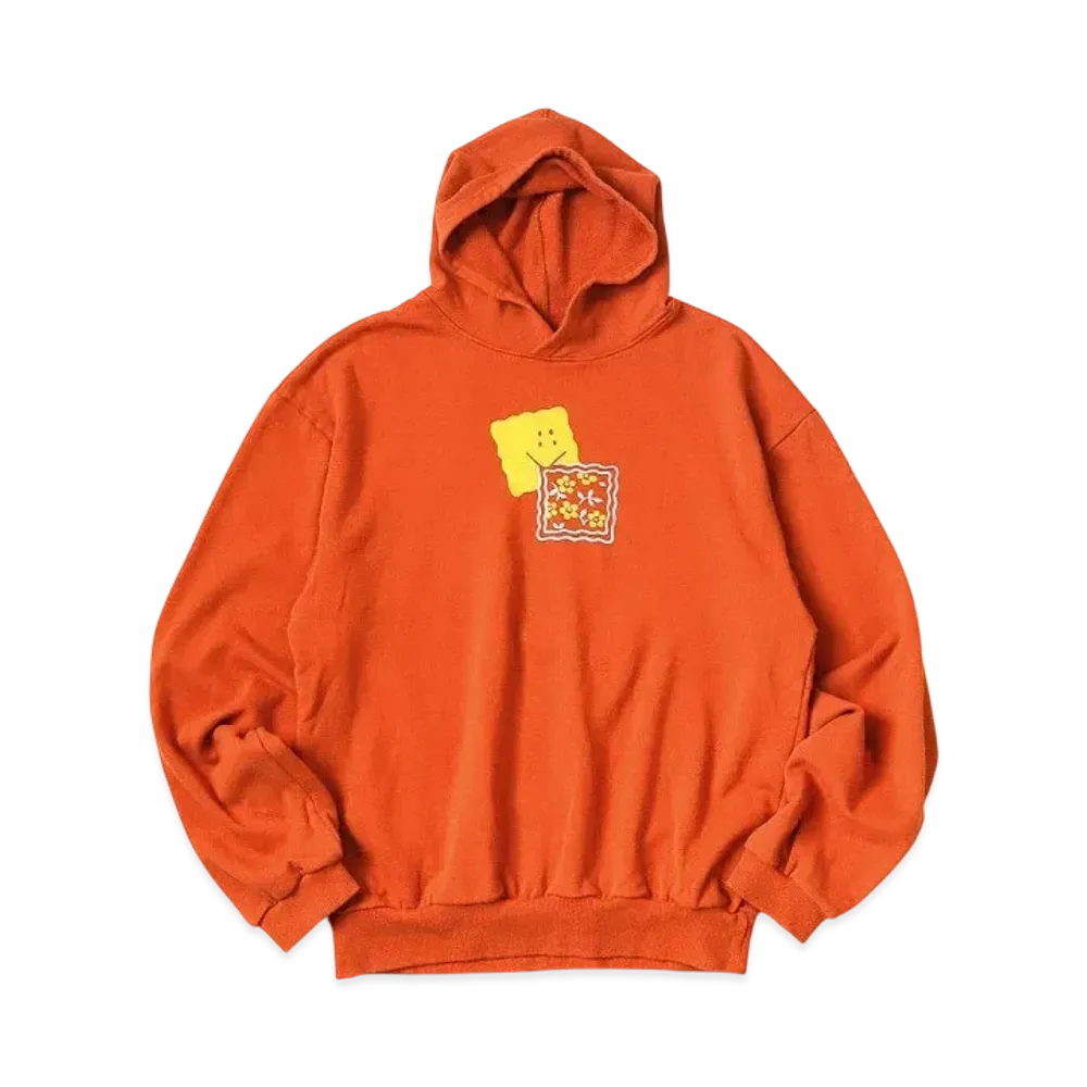 KAPITAL 30/- Fleece Hood Sweatshirt "Orange"