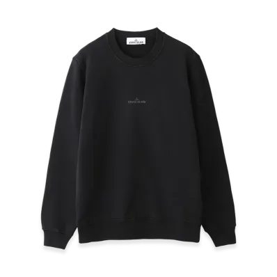 Stone Island Sweatshirt 6100665 Cotton Fleece "Black"