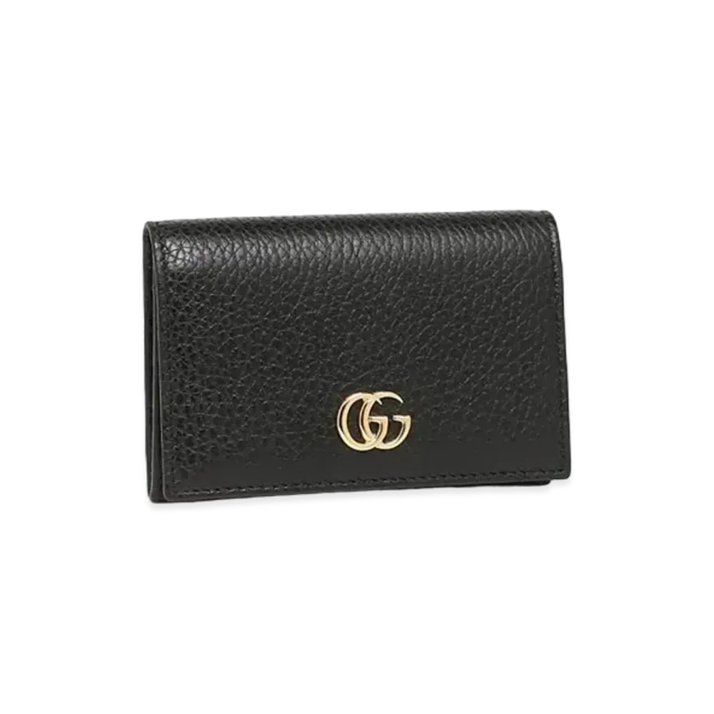 GUCCI Petit Marmont Card Case "Black"
