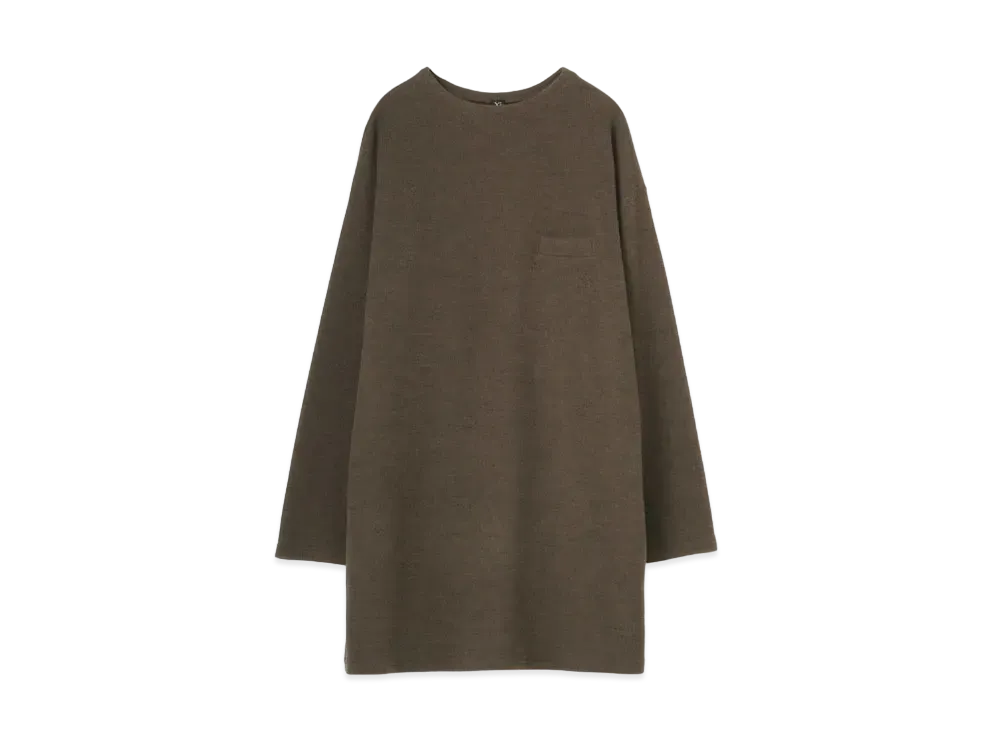 Yohji Yamamoto Y's DOUBLE FACE LONG PULLOVER "Khaki"