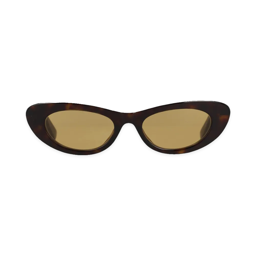Bottega Veneta Women's Snap Cat-Eye Sunglasses "Brown"