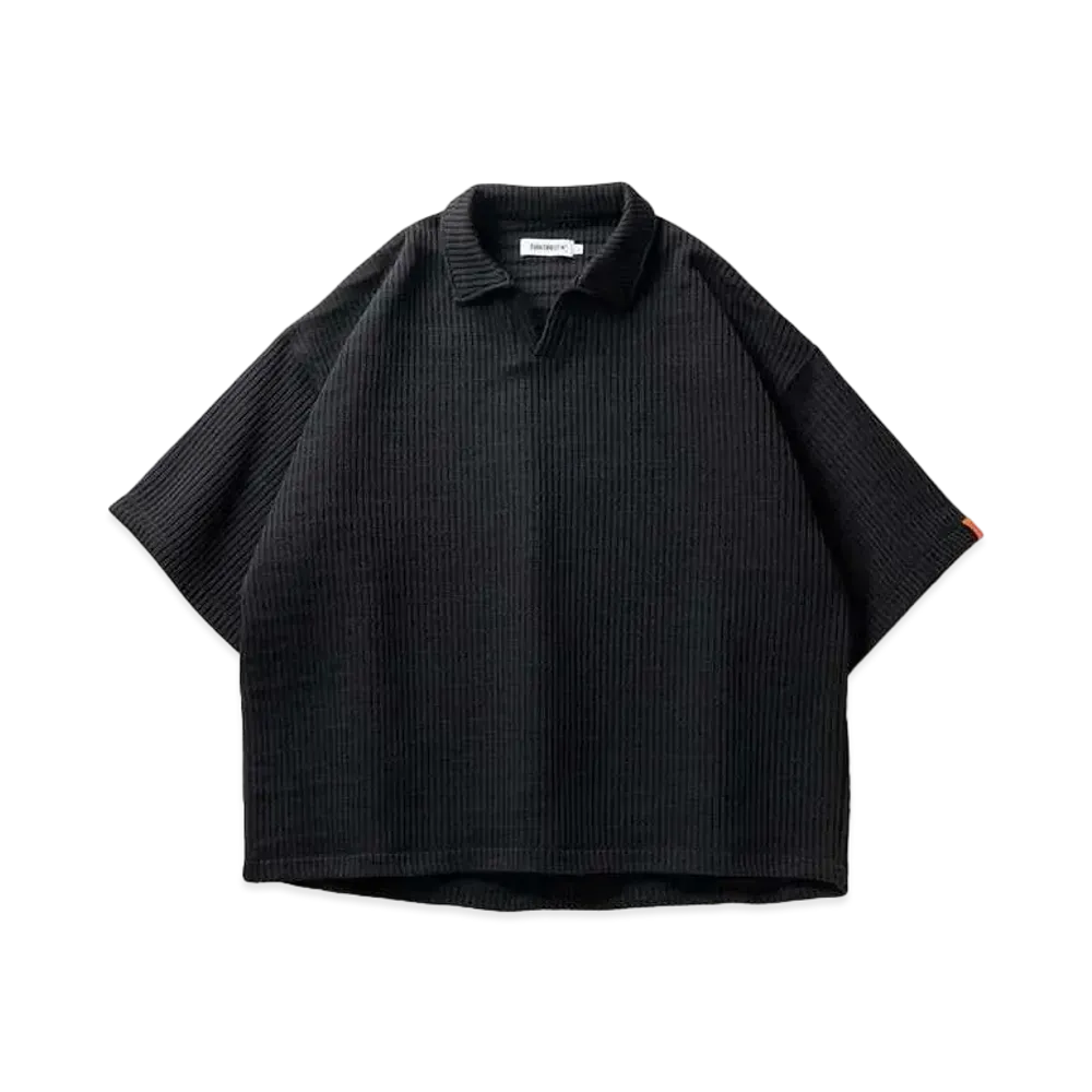 TIGHTBOOTH Mystery Gauge Open Polo "Black"