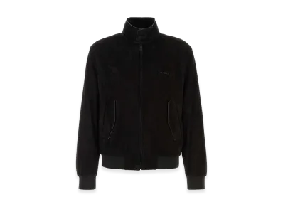 GUCCI Suede Bomber Jacket "Black"