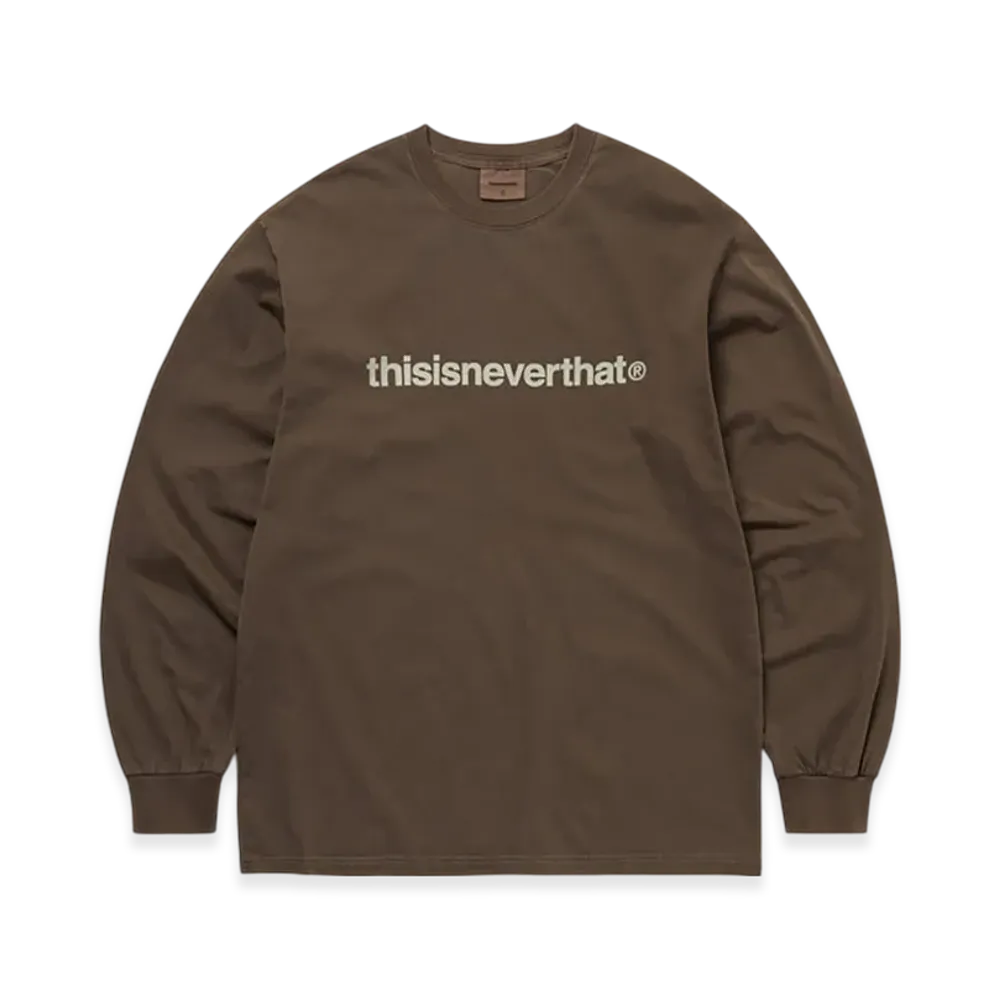 thisisneverthat T-Logo L/S Tee "Dark Chocolate"