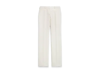 BALENCIAGA Women's Slim Tailored Pants "Ivory"
