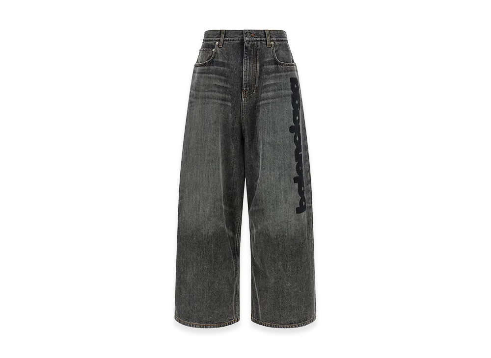 BALENCIAGA Women's 'Low Crotch Baggy' Jeans "Gray"