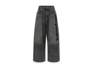 BALENCIAGA Women's 'Low Crotch Baggy' Jeans "Gray"